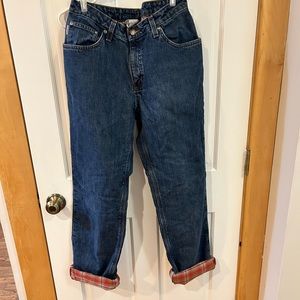 Carhartt flannel lined jeans size 10